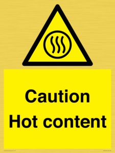 Caution Hot content
